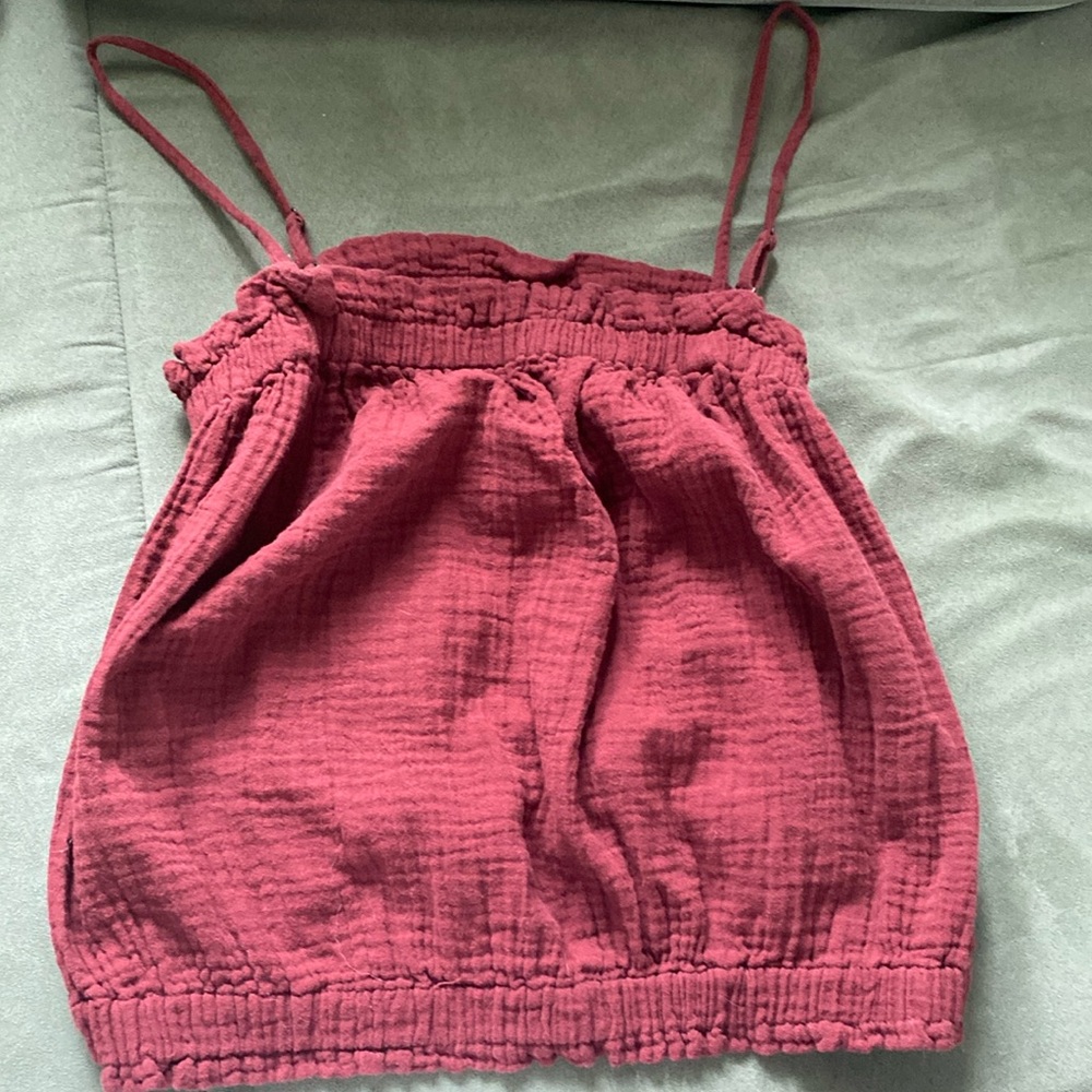 Anthropologie crop tank top